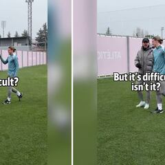 José Mota 100%: la conversación entre Simeone, que no sabe inglés, y Gallagher, que no sabe español