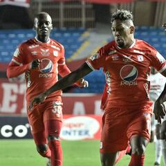 América y Santa Fe empatan en partido intenso en Cali