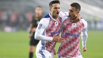 Igor Angulo celebra un gol.