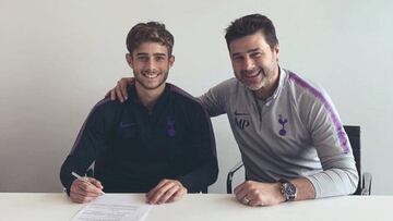 El hijo de Pochettino firma su primer contrato profesional