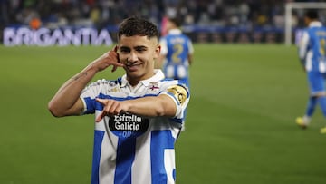 20/04/26 PARTIDO SEGUNDA DIVISION JORNADA 36
DEPORTIVO DE LA CORUÑA - MIRANDES
SEGUNDO GOL PENALTI YEREMAY HERNANDEZ 2-1 ALEGRIA