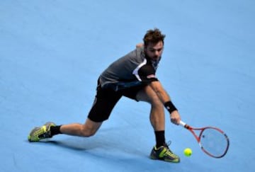 Stanislas Wawrinka venció a Marin Cilic en parciales de 6-3, 4-6, 6-3. El encuentro cerró el Grupo A del Masters de Londres. 