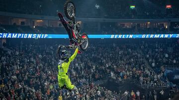 Josh Sheehan, Freestyle of Nations del Night Of The Jumps de FMX en Berlín (Alemania).
