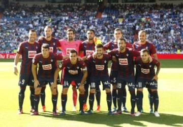 El once inicial del Eibar. 