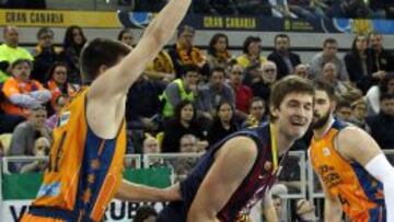 Tibor Pleiss, durante el encuentro contra el Valencia.