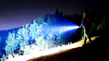 Linterna led recargable y potente para casa