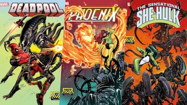 Así es ‘Aliens vs Avengers’, el crossover posible en cines que llega al cómic