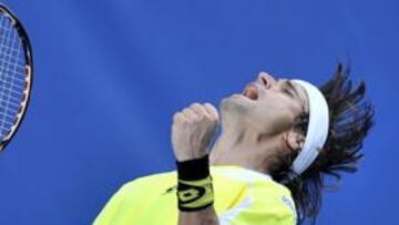 SOLVENTE. David Ferrer demostró ante Raonic que en el tenis no todo es el saque y que es imprescindible tener un buen juego de fondo.