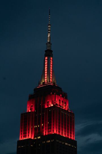 El Empire State se ilumina en homenaje a Bayern Munich FC