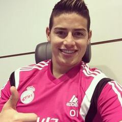 James le sonríe a su recuperación y afina puntería