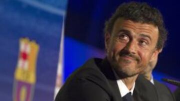 LUIS ENRIQUE. El entrenador no ha parado de trabajar desde su llegada al Camp Nou.