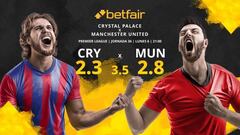 Crystal Palace vs. Manchester United: horario, TV, estadísticas, clasificación y pronósticos