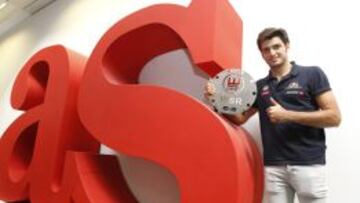 Carlos Sainz Jr. durante su entrevista en AS.