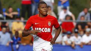 El delantero francés del Mónaco, Mbappé.