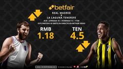 Real Madrid vs. La Laguna Tenerife: horario, dónde ver, pronósticos, estadísticas y clasificación
