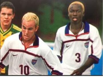 Landon Donovan (EE.UU) irrumpió como el Balón de Oro en el Mundial de 1999 llevando a su equipo al cuarto lugar. Luego se consagraría en la selección mayor estadounidense.