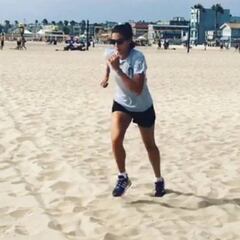 Garbiñe Muguruza ya entrena en EE.UU. de cara al US Open