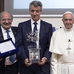 El Papa Francisco presumió del Atleti y de su gran labor social