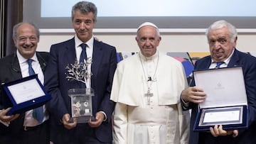 El Papa Francisco presumió del Atleti y de su gran labor social