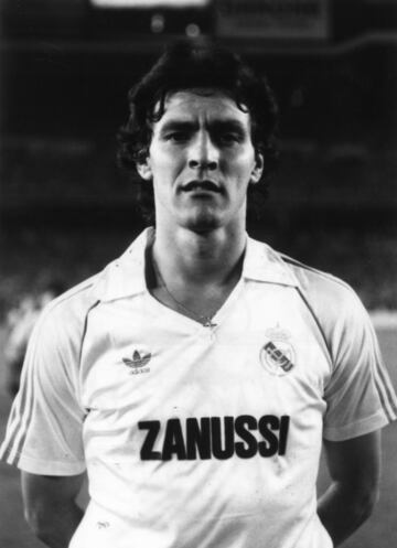 Jugó en el Real Madrid de 1981 a 1985
