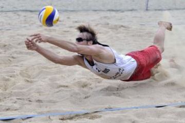 Quinta ronda del Campeonato del Mundo de Voley Playa celebrado en Polonia.