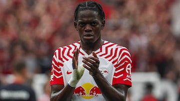 Lukeba, con el Leipzig.