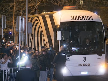 Cristiano Ronaldo ha vuelto a la Madrid para el partido de Champions ante el Atlético de Madrid tras su marcha del Real Madrid a la Juventus.