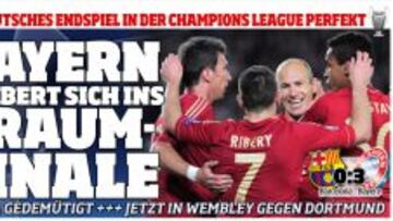 Portada digital del diario Bild.