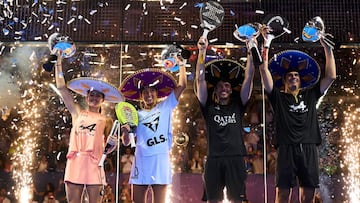 Claudia, Bea, Tapia y Coello, vencedores en Acapulco.