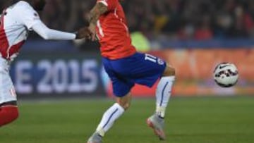 Eduardo Vargas destacó en el paso de Chile a la final.
