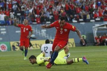 Las mejores imágenes del partido entre Chile y Venezuela