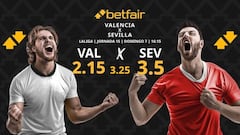 Valencia CF vs. Sevilla FC: horario, dónde ver, pronósticos y clasificación