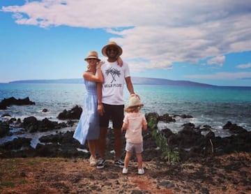 Carlos Vela y su familia en Haw&aacute;i, v&iacute;a Instagram. Noviembre, 2019.