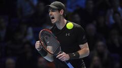 Tennis Britain - Barclays ATP World Tour Finals - O2 Arena, London - 20/11/16 Great Britain&#039;s Andy Murray celebrates during the final against Serbia&#039;s Novak Djokovic Reuters / Toby Melville Livepic EDITORIAL USE ONLY.