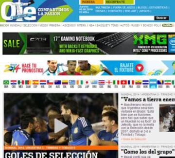 Portadas de la prensa extranjera