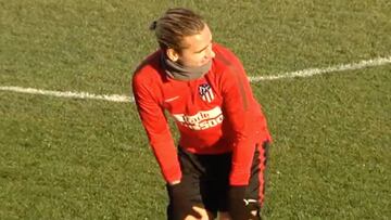 El Atleti ya se entrena con Saúl, Griezmann, Godín y Giménez