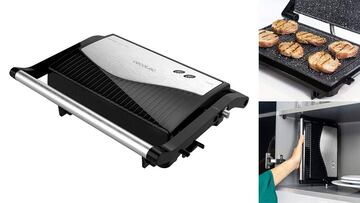 La parrilla eléctrica Cecotec superventas para cocinar a la plancha sin esfuerzo