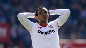 Luis Muriel sale lesionado en la victoria del Sevilla al Girona