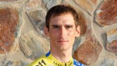 El ciclista checo Roman kreuziger posando para la web del Saxo-Tinkoff para la presente temporada.