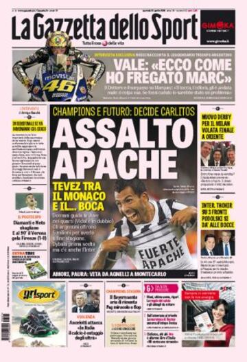 Portadas de la prensa deportiva