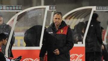 <b>SINCERO. </b>Caparrós analizó sus números al frente del Mallorca.