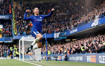 Hazard joined Chelsea from Lille in 2012.