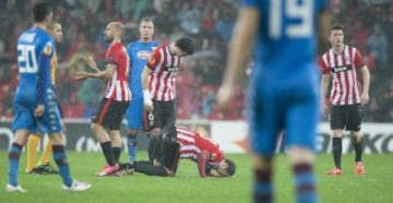 Gurpegi se retiró lesionado en minuto 42.