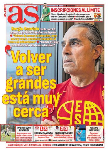 Las portadas de AS de agosto