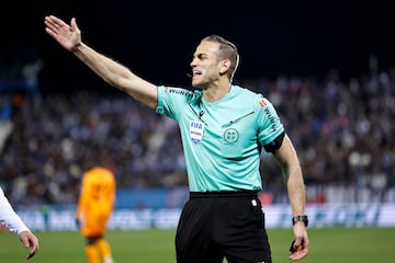 05/02/25 PARTIDO UNICO CUARTOS COPA DEL REY 
LEGANES - REAL MADRID 
ARBITRO ALBEROLA ROJAS 