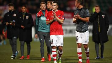 Idrissi, con el AZ Alkmaar. 