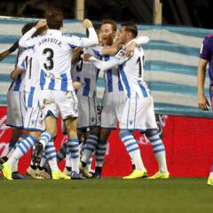 La Real gana por fin en Anoeta en un mal estreno de Cardoso