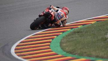 Marc M&aacute;rquez en Alemania.