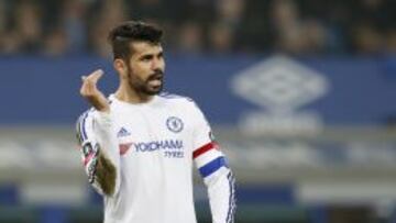 Diego Costa, durante un partido con el Chelsea.