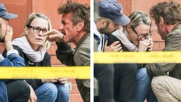 Sean Penn: gran bronca al novio de su hija y l&aacute;grimas de su ex. Fotos: redes sociales